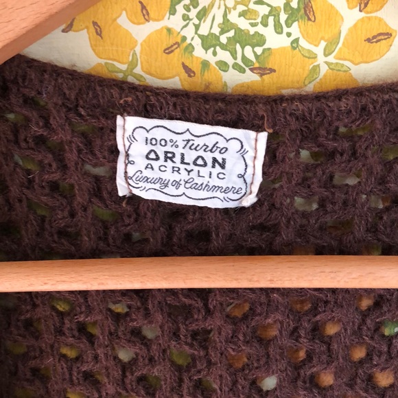 Vintage crocheted vest - Picture 3 of 5